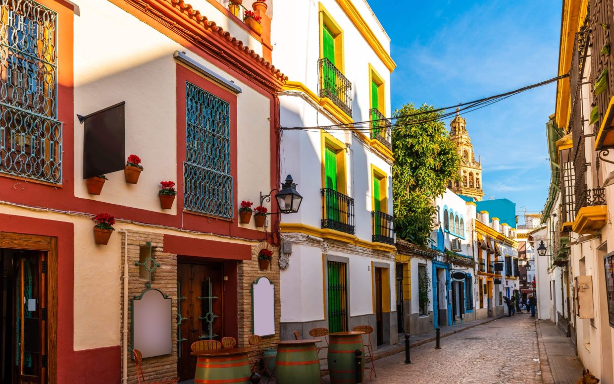photo of typical spanish houses