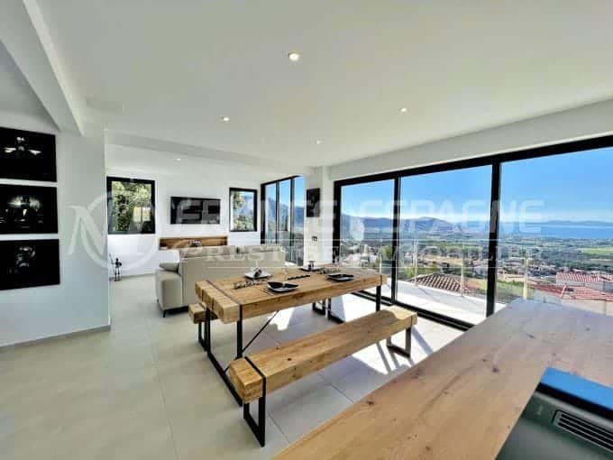 achat maison rosas espagne, 4 pièces vue mer imprenable 145 m²,