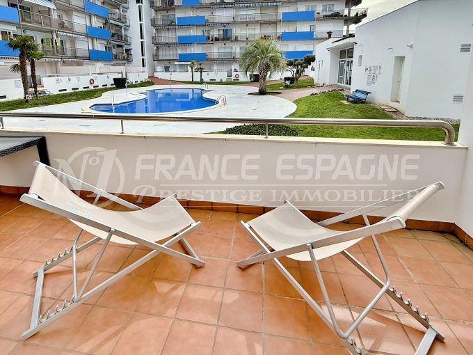 piso en venta rosas 2 Habitaciones 58 m², terraza vista piscina