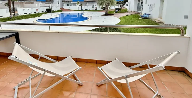 apartment for sale roses 2 Rooms 58 m², terrasse vue piscine